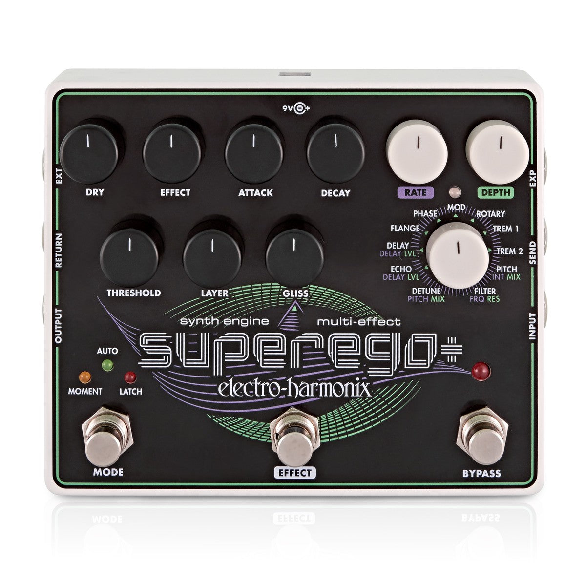 Synth Pedal Guitar Electro Harmonix Superego Plus Super
