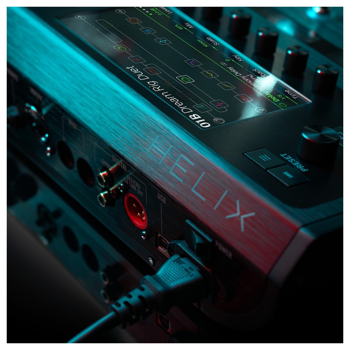 Multi Efects Pedal Guitar Line 6 Helix Floor