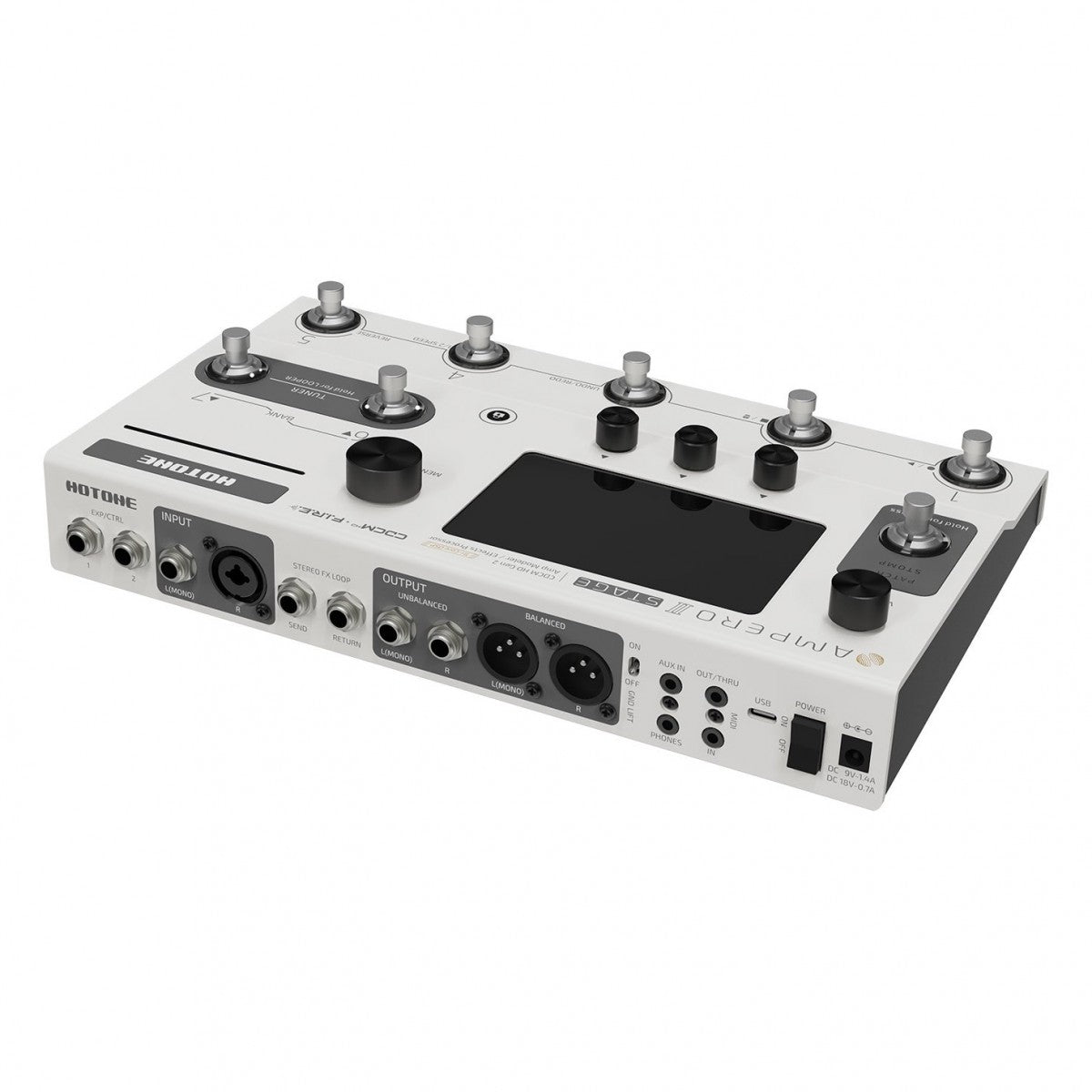 Multi Efects Pedal Guitar Hotone Ampero II