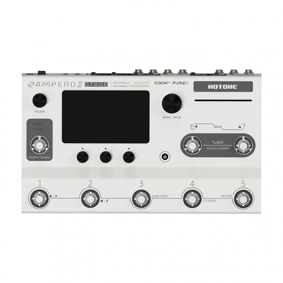 Multi Efects Pedal Guitar Hotone Ampero II