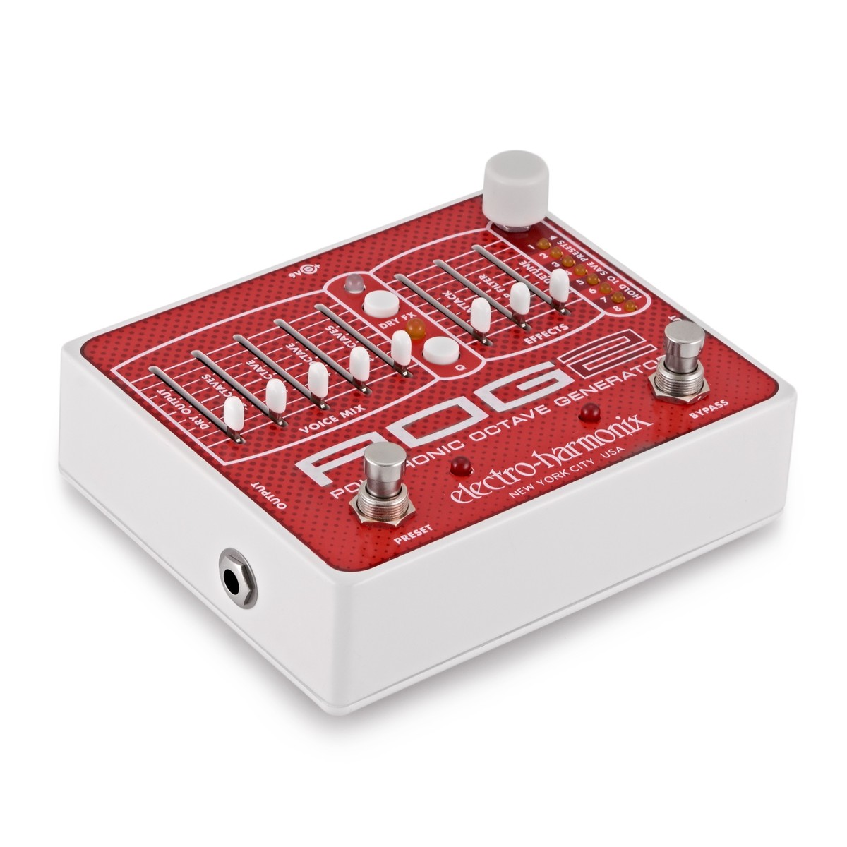 Octave Pedal Guitar Electro Harmonix POG 2 Polyphonic