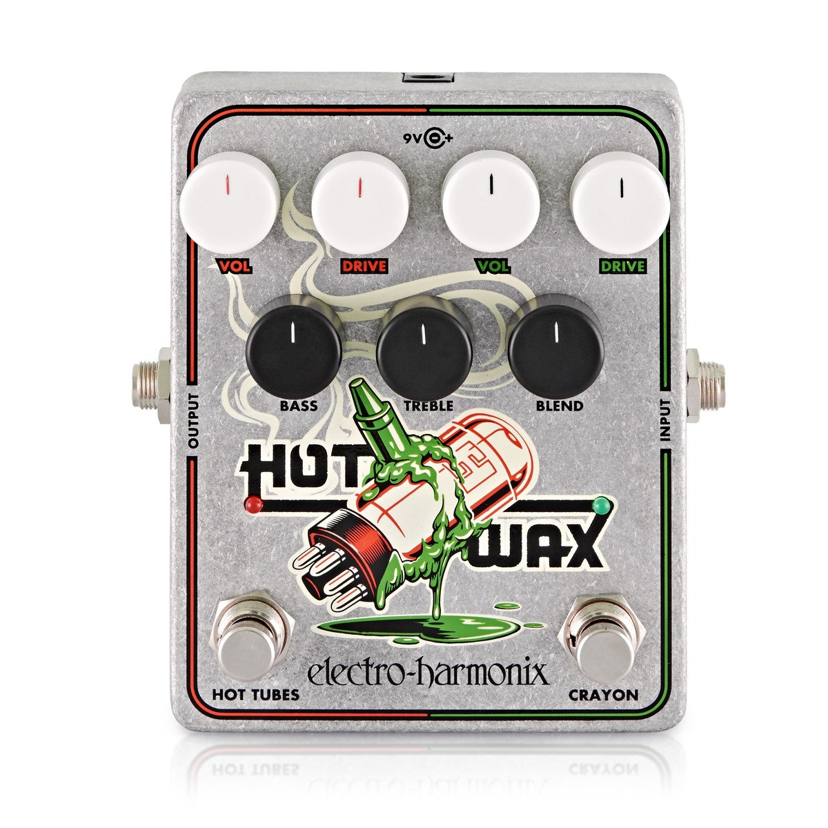 Overdrive Pedal Guitar Electro Harmonix Hot Wax Dual
