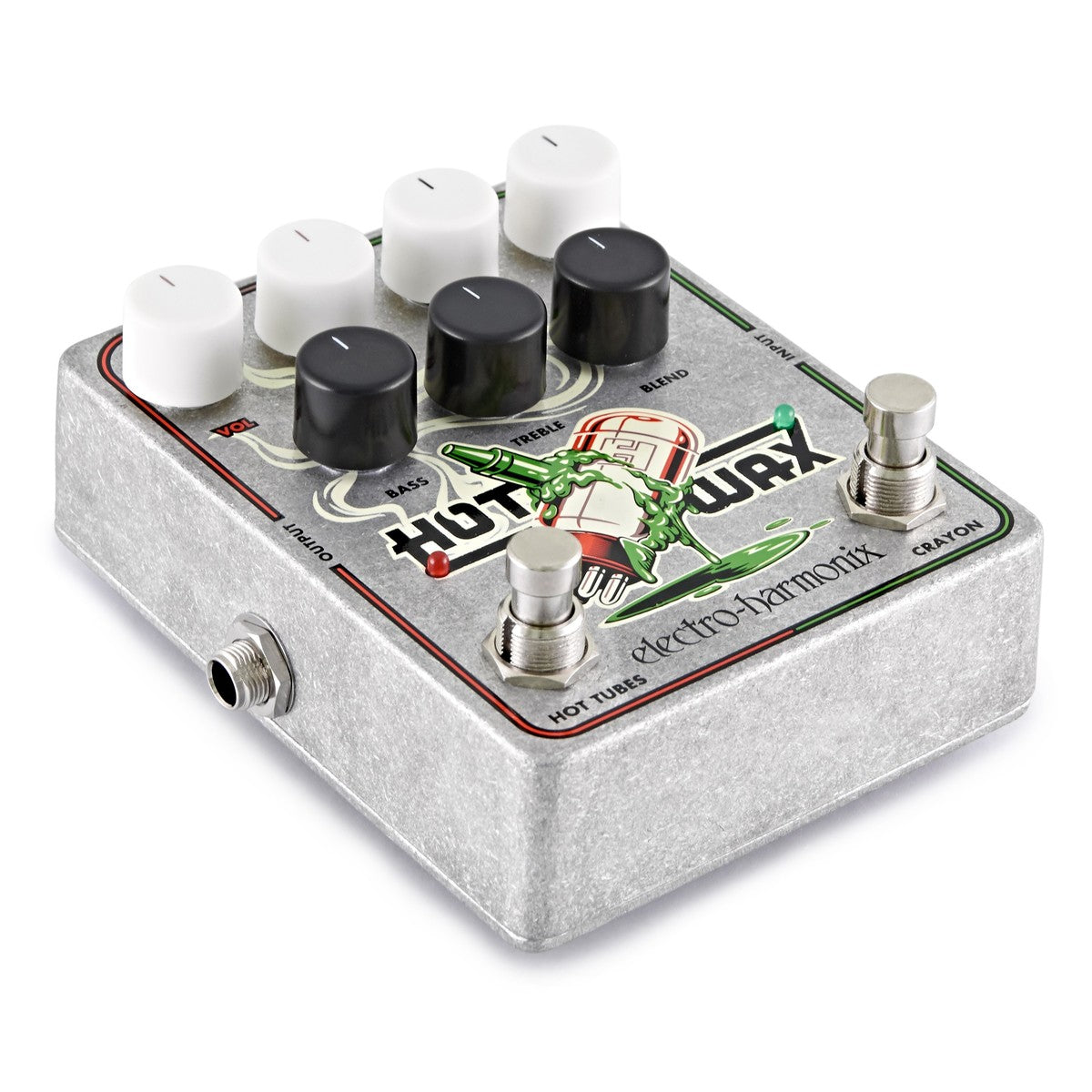 Overdrive Pedal Guitar Electro Harmonix Hot Wax Dual
