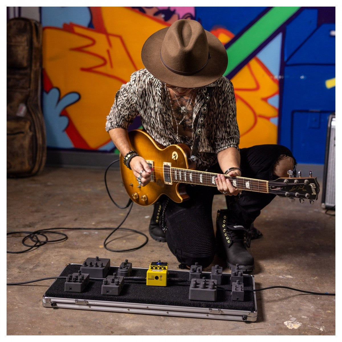 Overdrive Pedal Guitar Zoom MS-200D+