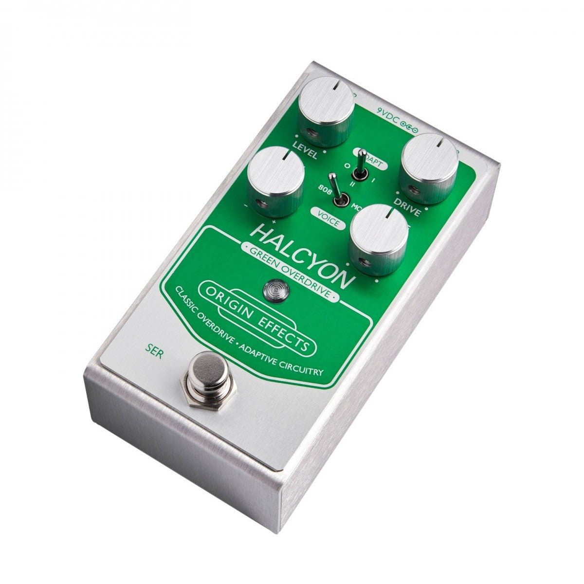 Overdrive Pedal Guitar Origin Effects Halcyon Green