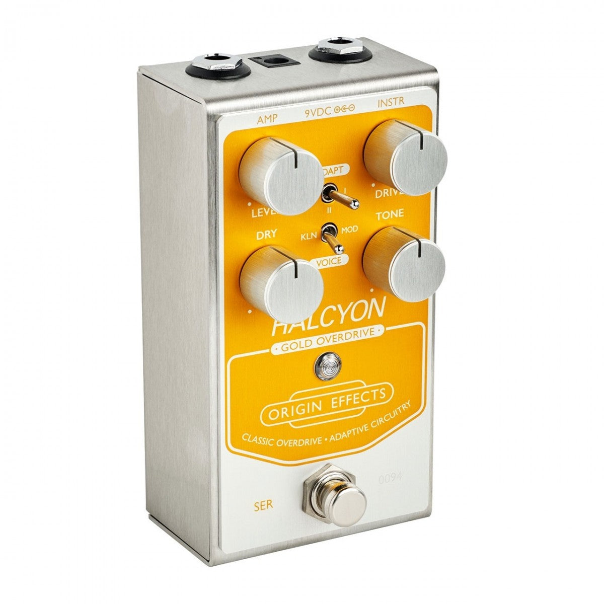Overdrive Pedal Guitar Origin Effects Halcyon Gold