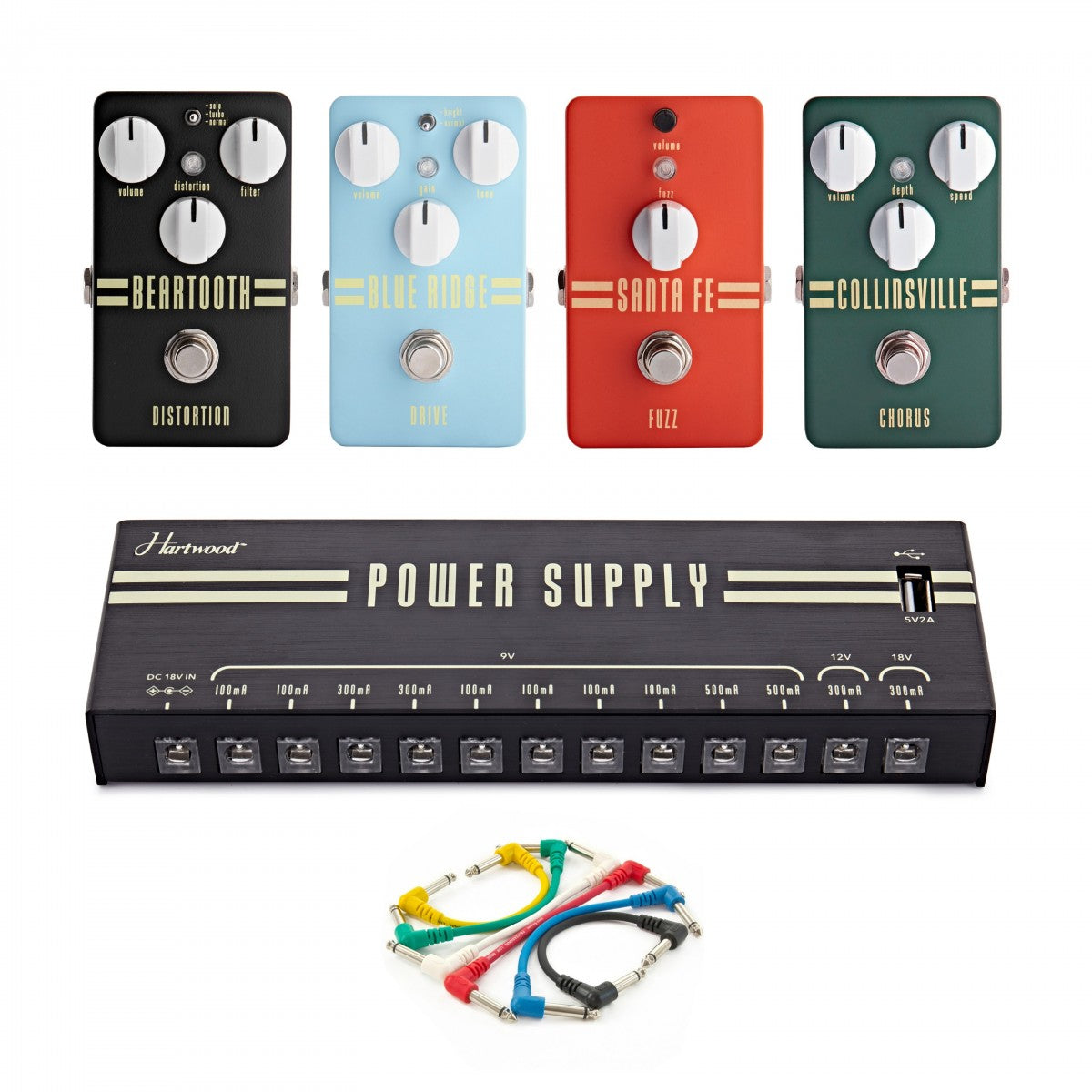 Packs Pedal Guitar Hartwood Guitar Effects Pedal and PSU