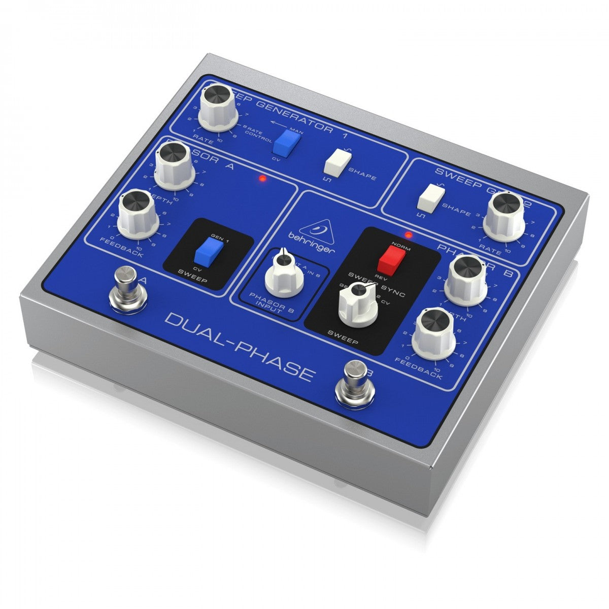 Phaser Pedal Guitar Behringer DUAL-PHASE