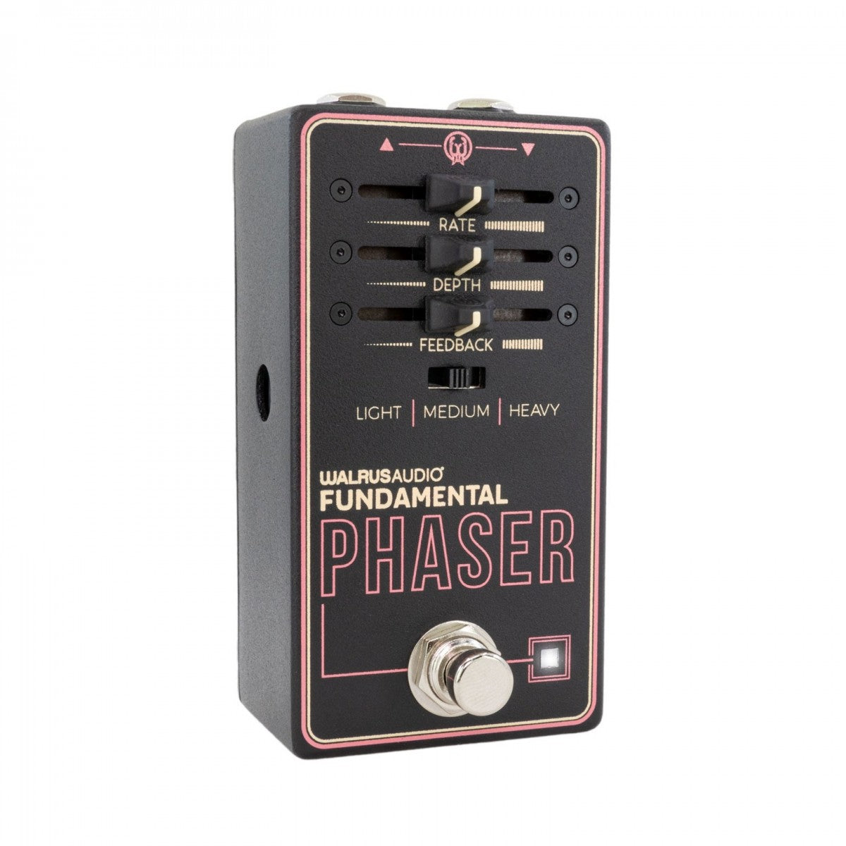 Phaser Pedal Guitar Product Name: Walrus Audio Fundamental Series Phaser Product Code: 64201 Effect Type: Phaser Circuitry: Digital Audio: Mono Controls: Gain, Tone, Volume, Mode Switch Bypass: True Bypass Power: 9v DC (Adaptor not included)