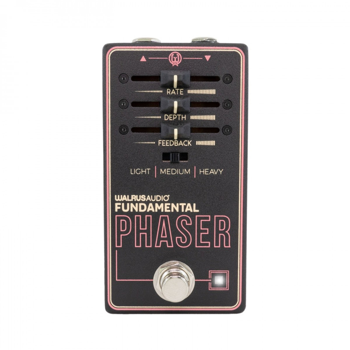 Phaser Pedal Guitar Product Name: Walrus Audio Fundamental Series Phaser Product Code: 64201 Effect Type: Phaser Circuitry: Digital Audio: Mono Controls: Gain, Tone, Volume, Mode Switch Bypass: True Bypass Power: 9v DC (Adaptor not included)