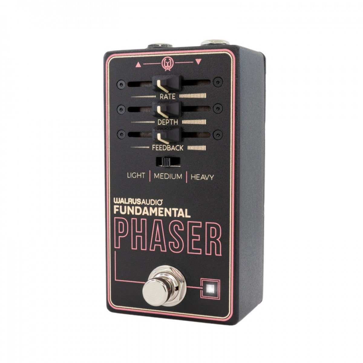 Phaser Pedal Guitar Product Name: Walrus Audio Fundamental Series Phaser Product Code: 64201 Effect Type: Phaser Circuitry: Digital Audio: Mono Controls: Gain, Tone, Volume, Mode Switch Bypass: True Bypass Power: 9v DC (Adaptor not included)
