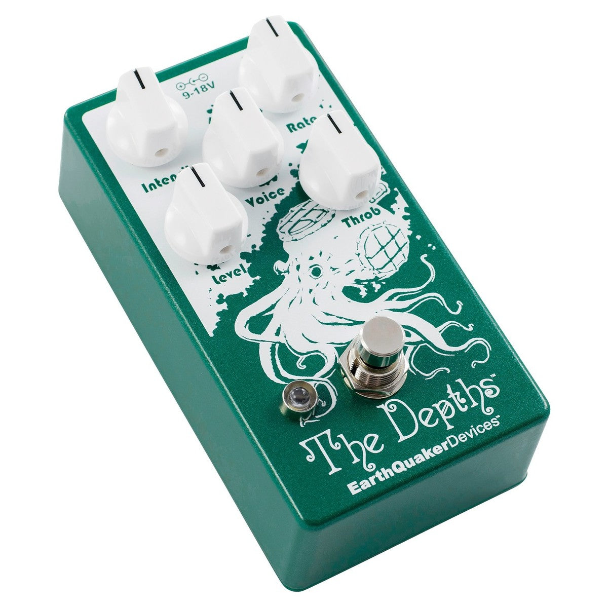 Phaser Pedal Guitar EarthQuaker Devices The Depths V2 Optical Vibe