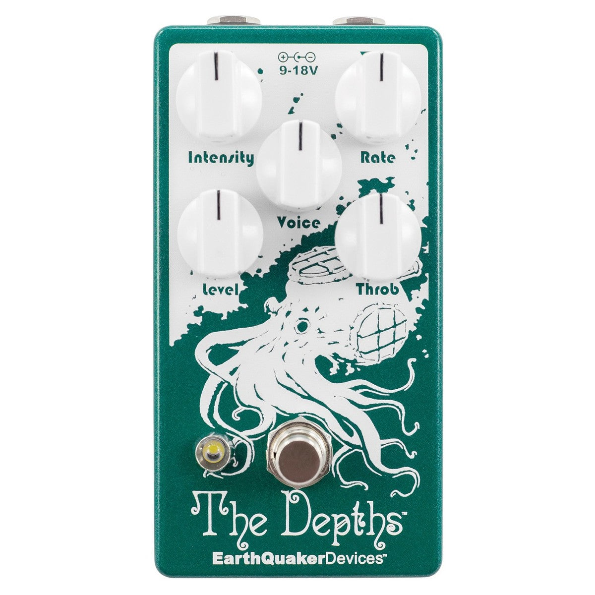 Phaser Pedal Guitar EarthQuaker Devices The Depths V2 Optical Vibe