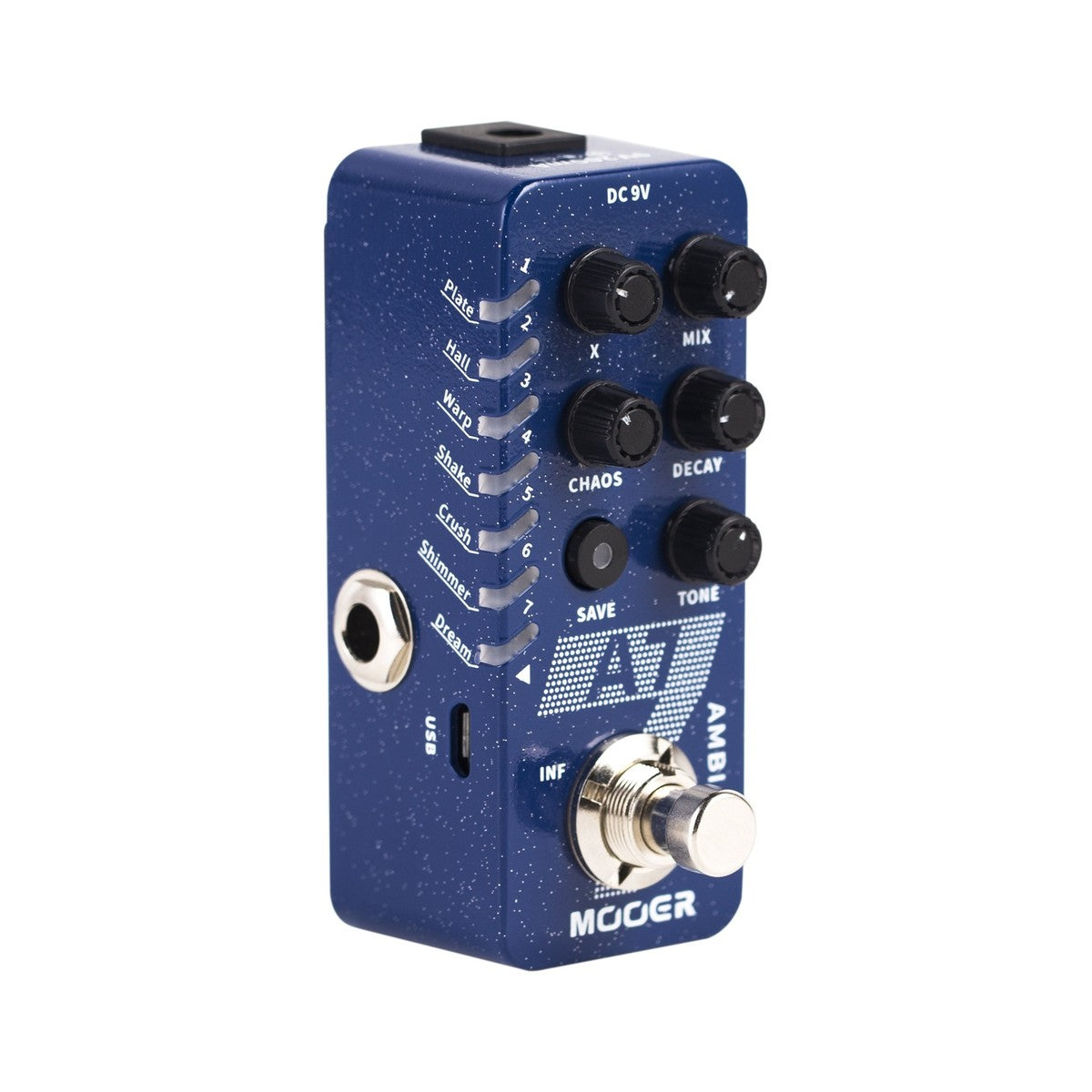 Reverb Pedal Guitar Mooer A7 Ambience Micro