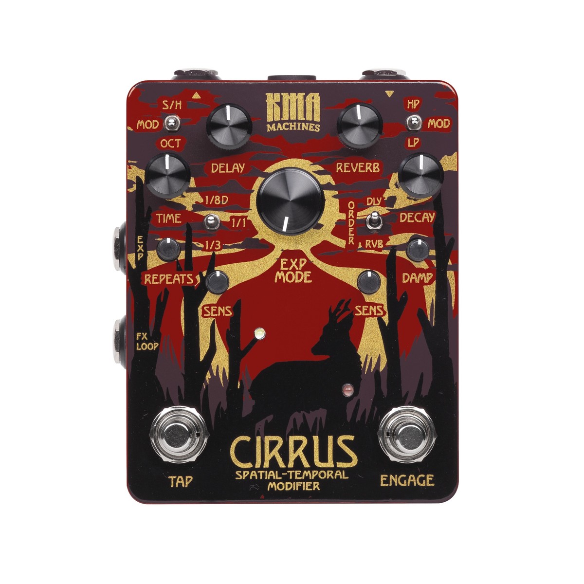 Reverb Pedal Guitar KMA Audio Machines Cirrus