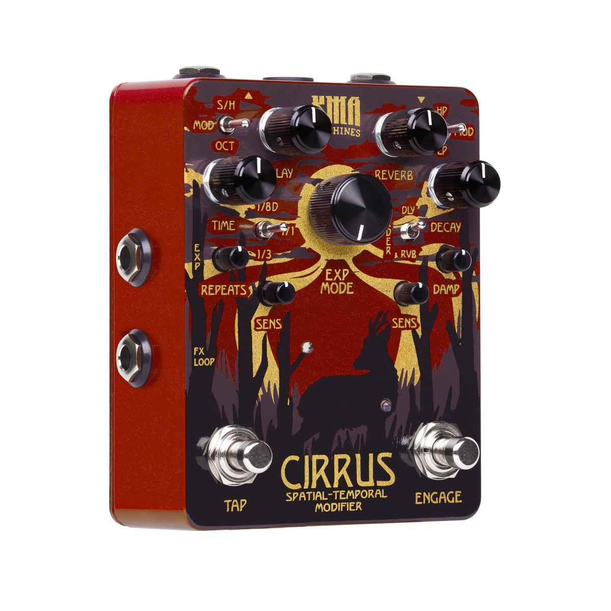 Reverb Pedal Guitar KMA Audio Machines Cirrus