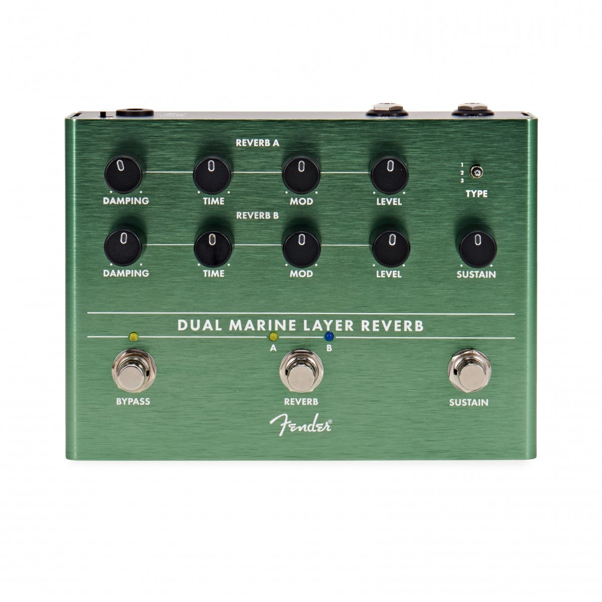 Reverb Pedal Guitar Fender Dual Marine Layer