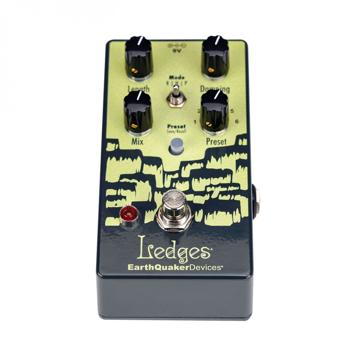Reverb Pedal Guitar EarthQuaker Devices Ledges Tri-Dimensional