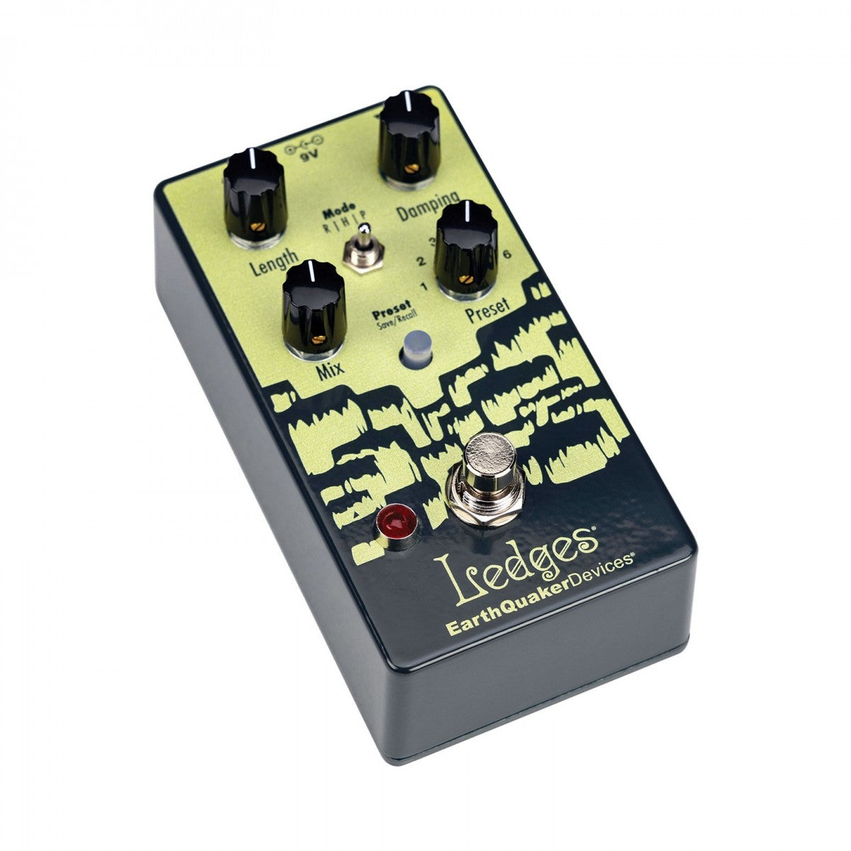 Reverb Pedal Guitar EarthQuaker Devices Ledges Tri-Dimensional