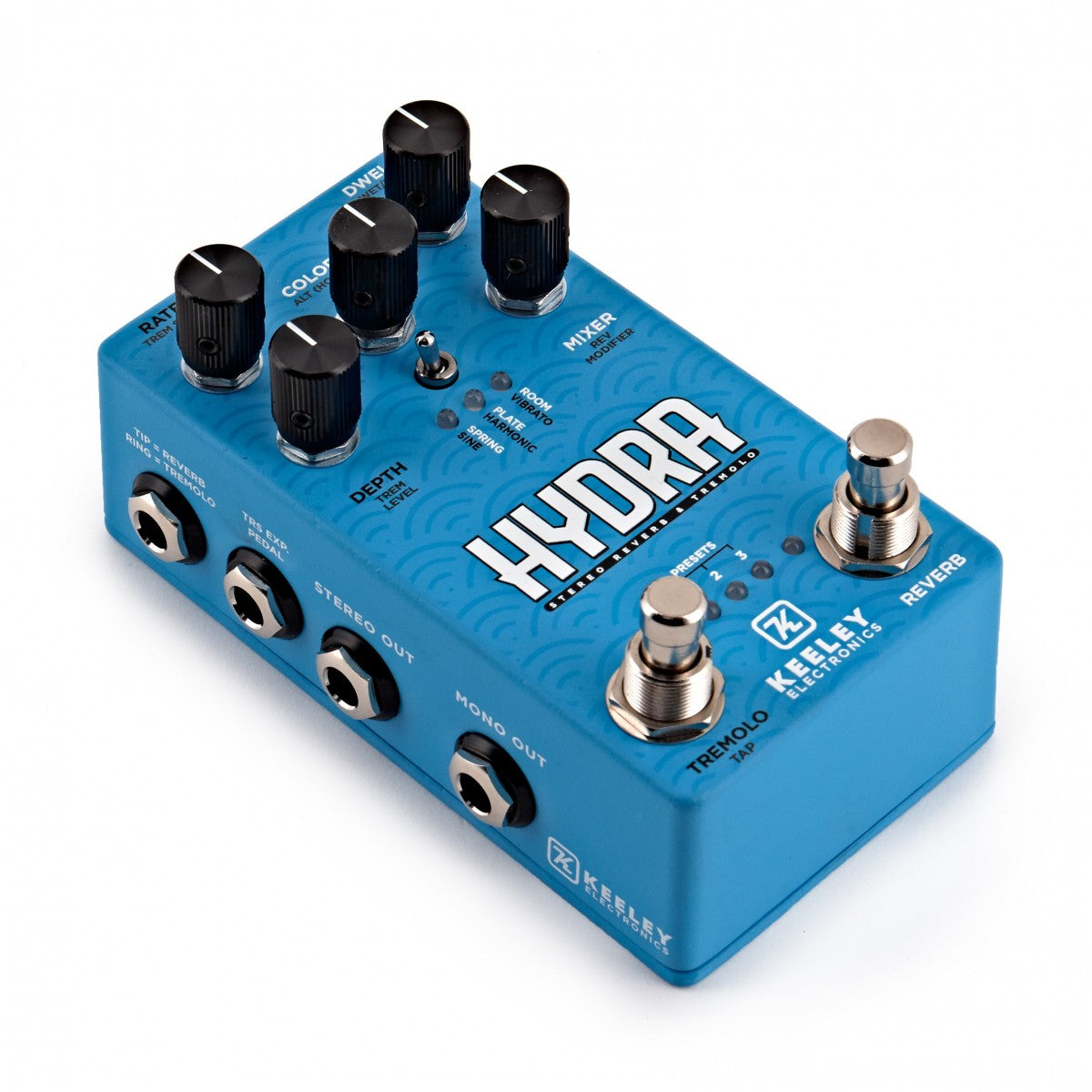 Reverb Pedal Guitar Keeley Hydra Stereo