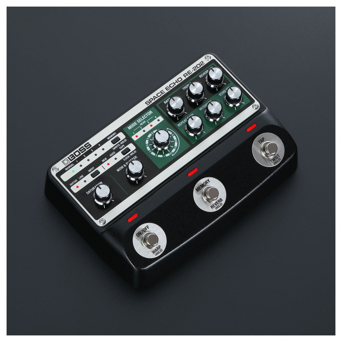 Reverb Pedal Guitar Boss RE-202 Space Echo