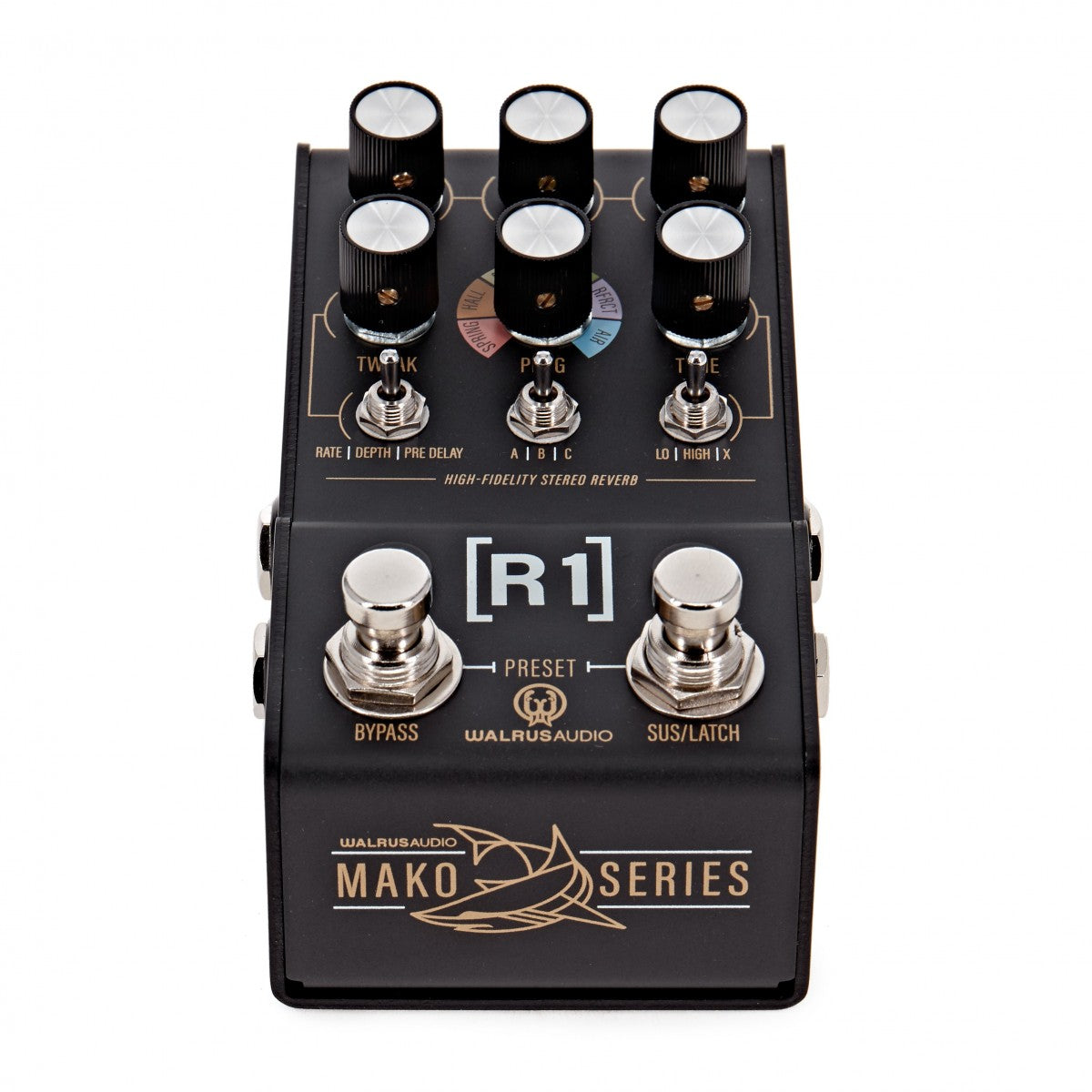 Reverb Pedal Guitar Walrus Audio Mako R1 High-Fidelity Stereo