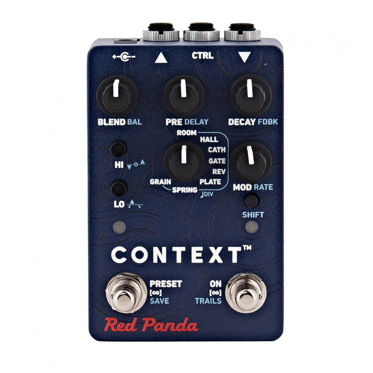Reverb Pedal Guitar Red Panda Context Reverberator V2