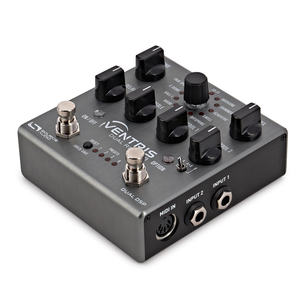 Reverb Pedal Guitar Source Audio Ventris Dual
