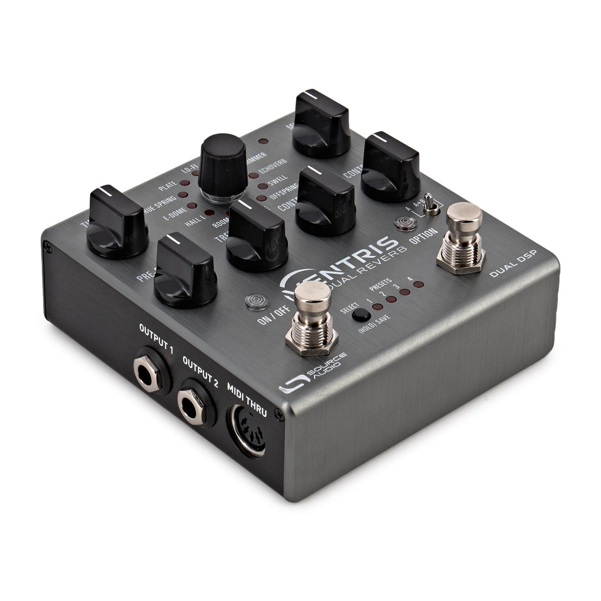 Reverb Pedal Guitar Source Audio Ventris Dual