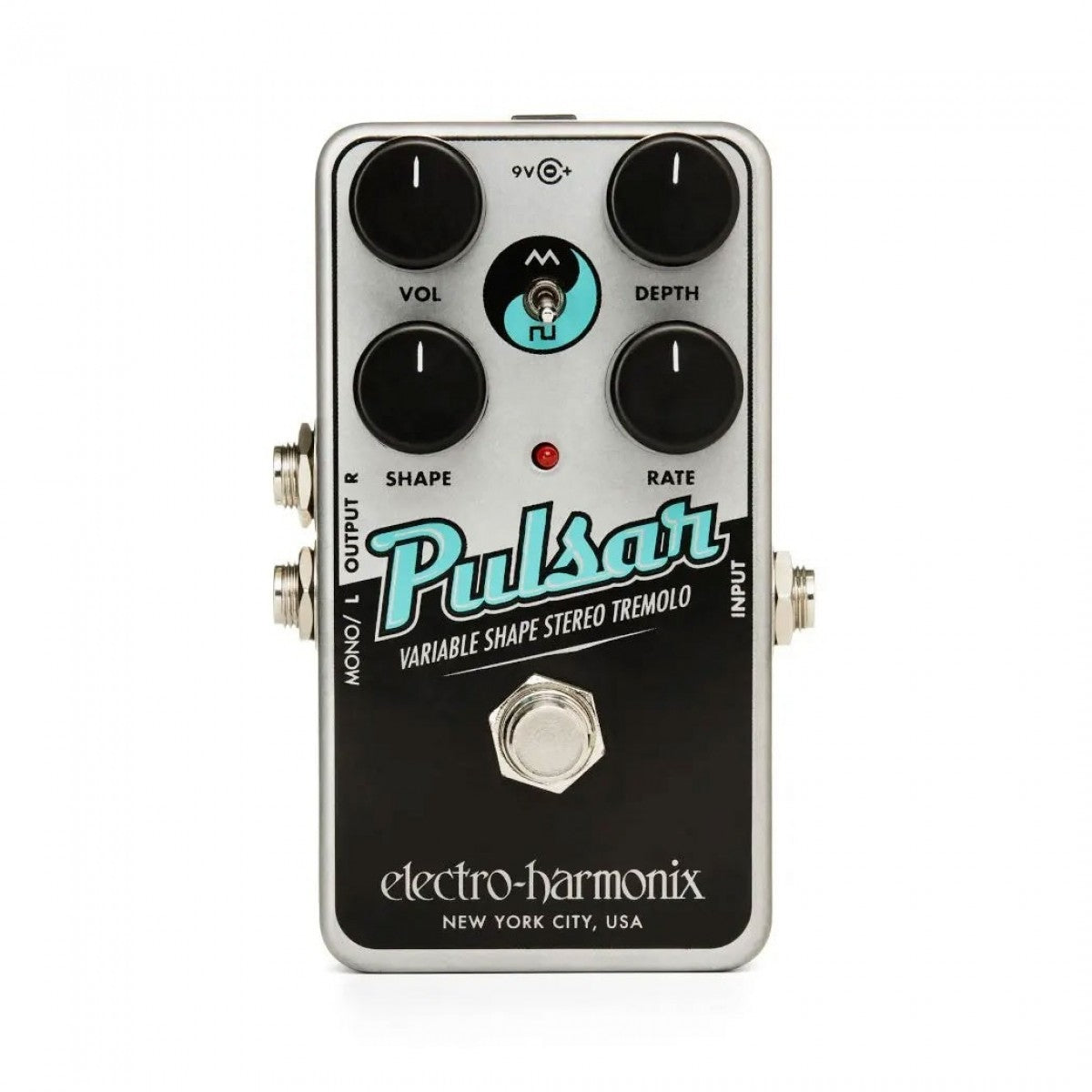 Tremolo Pedal Guitar Electro Harmonix Nano Pulsar Variable Shape Stereo
