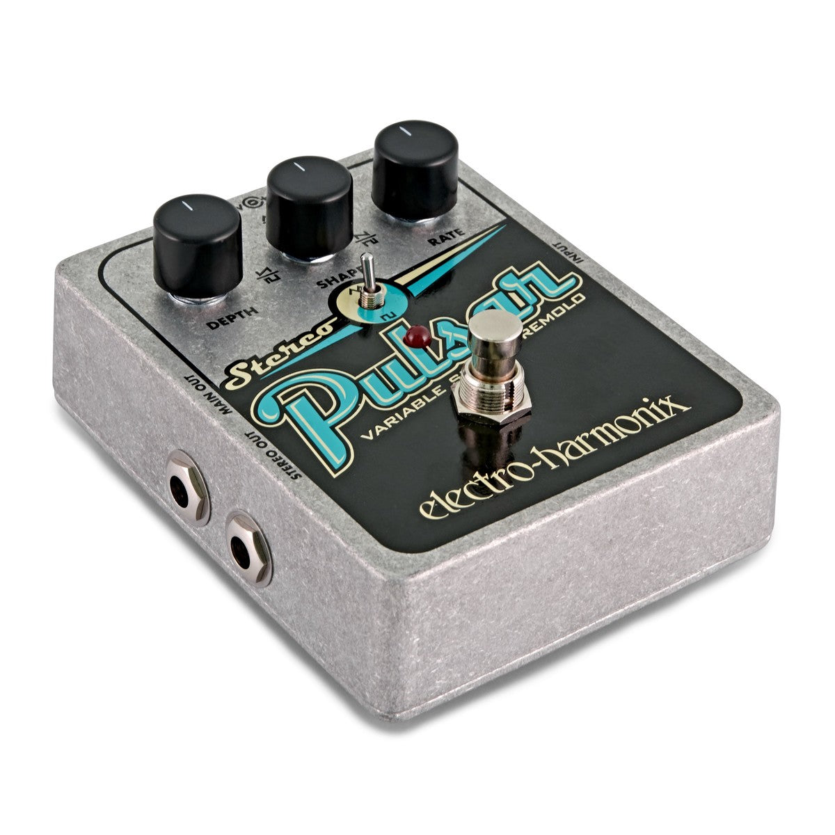 Tremolo Pedal Guitar Electro Harmonix Stereo Pulsar Variable Shape Analog
