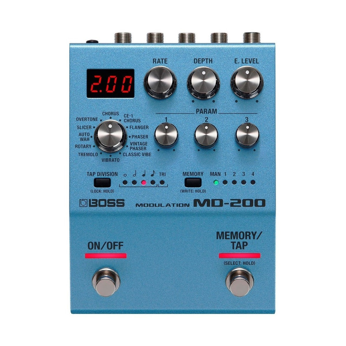 Tremolo Pedal Guitar Boss MD-200 Modulation