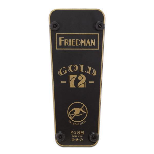 Wah Pedal Guitar Friedman No More Tears Gold-72