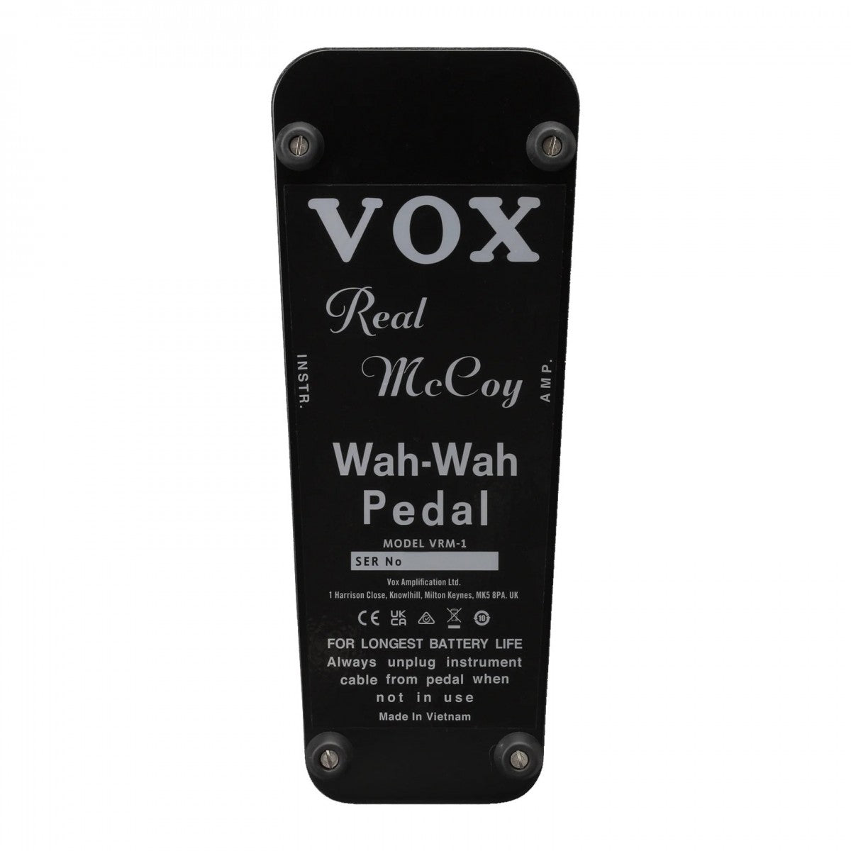 Wah Pedal Guitar Vox VRM-1 Real McCoy