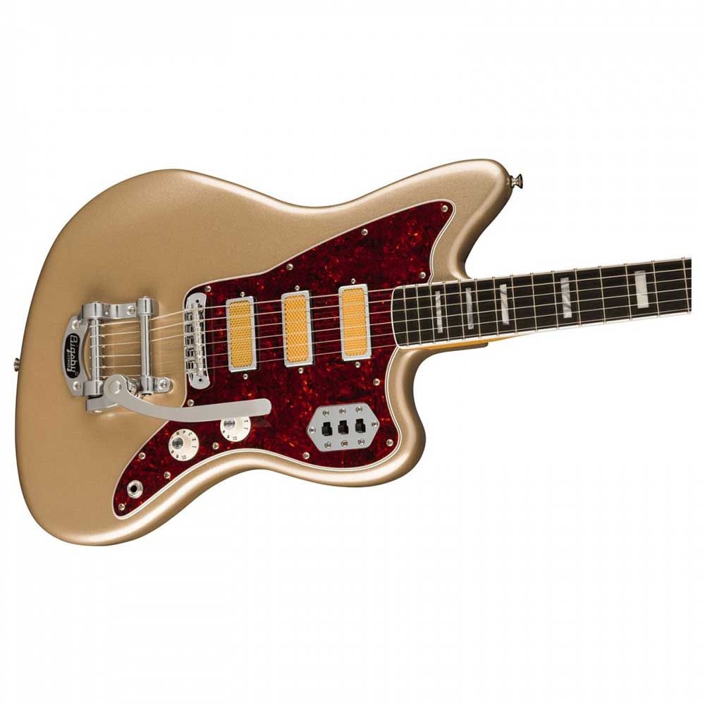Đàn Guitar Điện Fender Gold Foil Jazzmaster HHH, Ebony Fingerboard