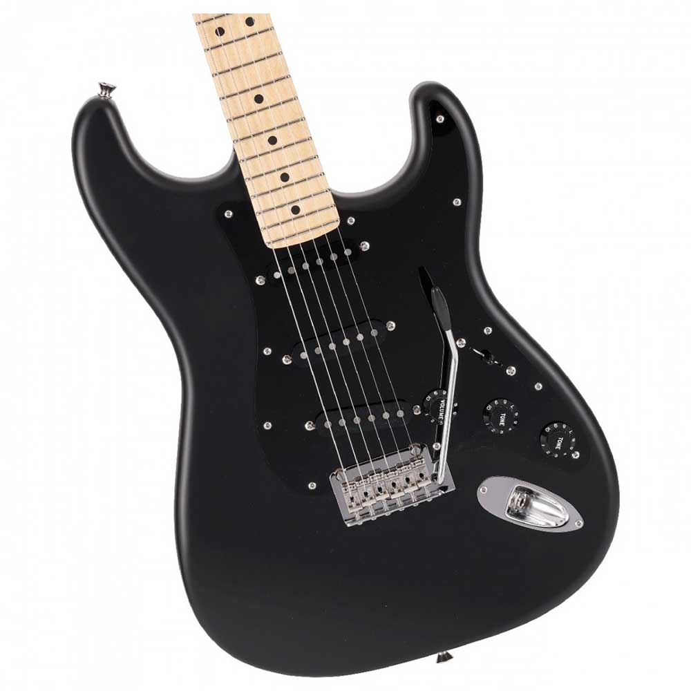 Đàn Guitar Điện Fender Made in Japan Hybrid II Stratocaster Limited Run Blackout SSS, Maple Fingerboard