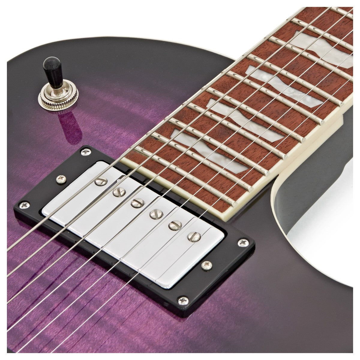 ESP LTD EC-256FM, See Thru Purple Sunburst