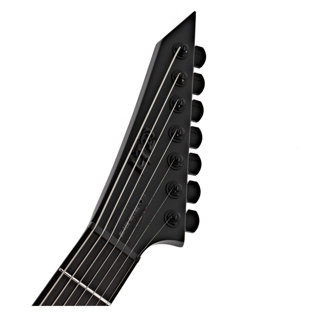 ESP LTD M-7B HT Black Metal 7 String, Black Satin
