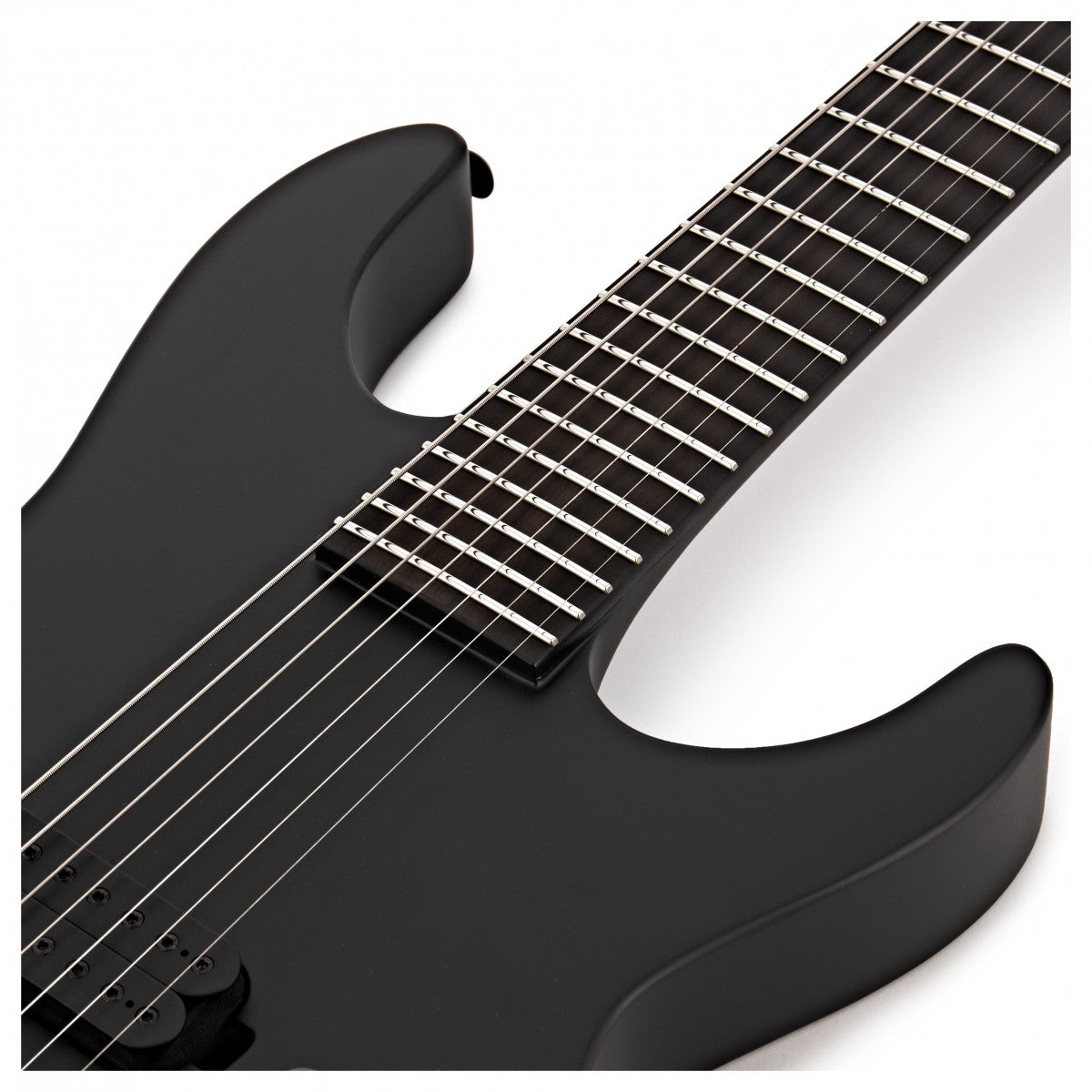 ESP LTD M-7B HT Black Metal 7 String, Black Satin