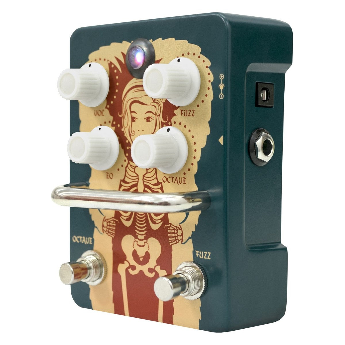 Fuzz Pedal Guitar Orange Fur Coat