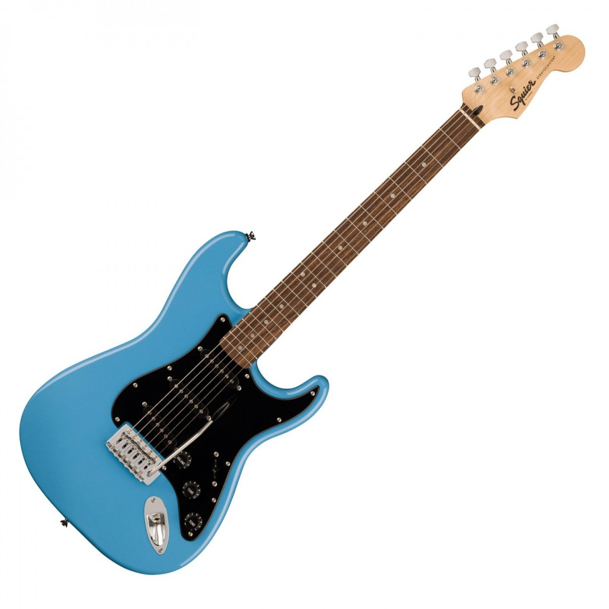 Đàn Guitar Điện Squier Sonic Stratocaster SSS màu California Blue bàn phím Laurel