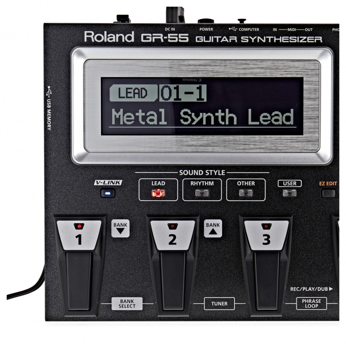 Synth Pedal Guitar Roland GR55S BK