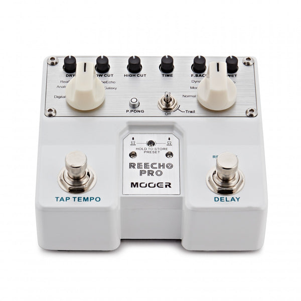 Delay Pedal Guitar Mooer ReeCho Pro Twin Digital