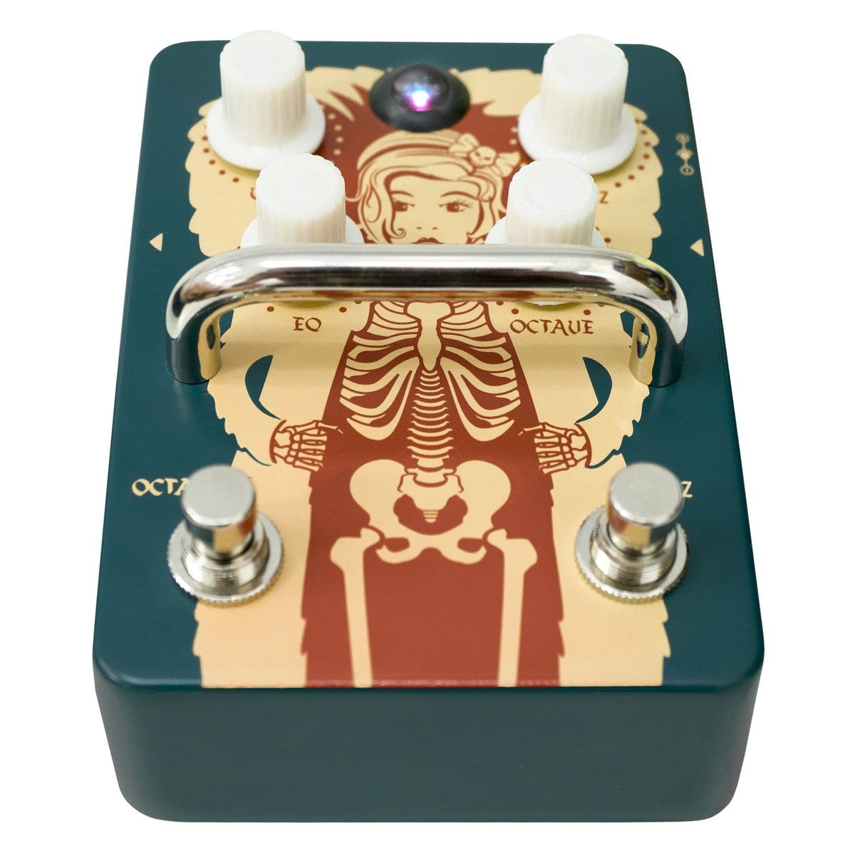 Fuzz Pedal Guitar Orange Fur Coat