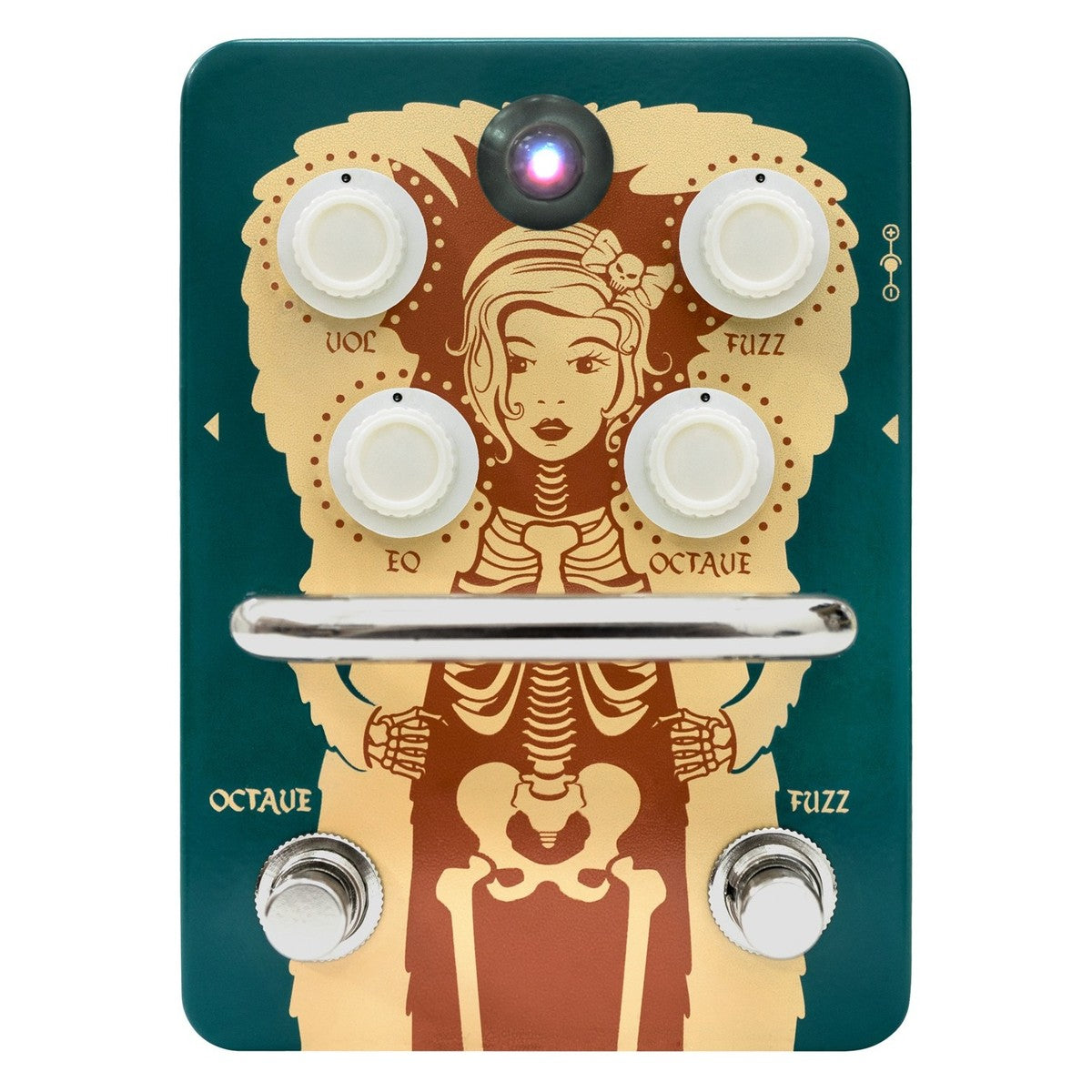 Fuzz Pedal Guitar Orange Fur Coat