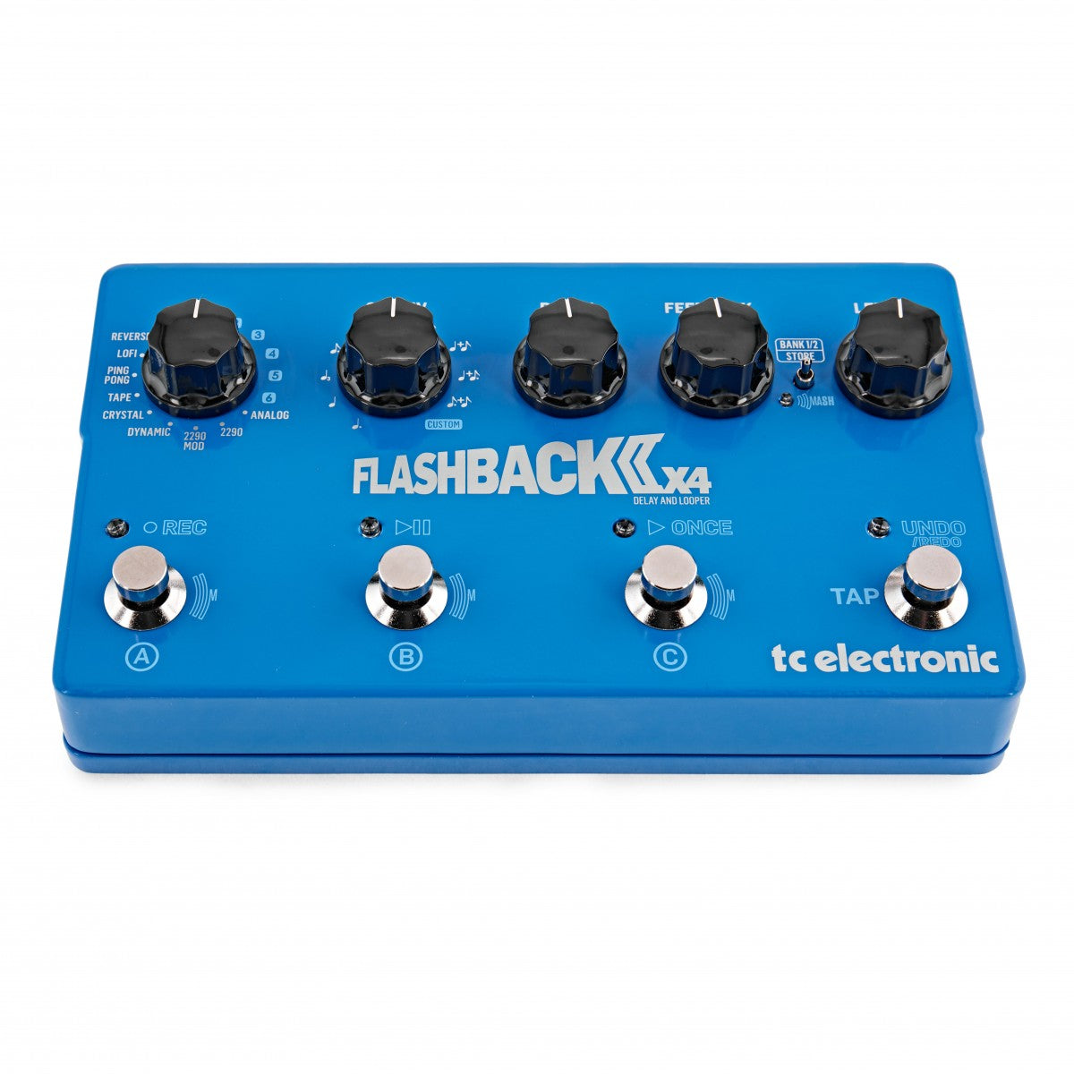 Delay Pedal Guitar TC Electronic Flashback 2 X4