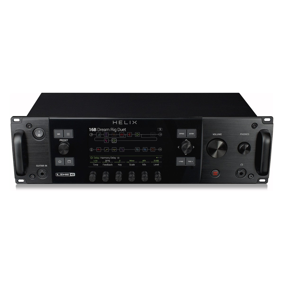 Multi Efects Pedal Guitar Line 6 Helix Rack