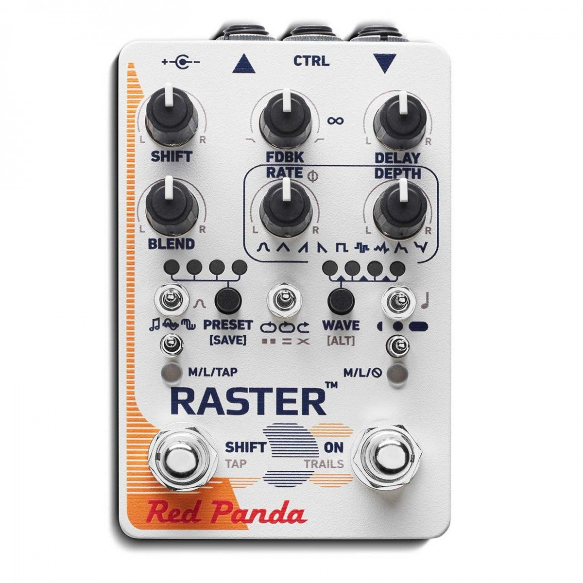 Octave Pedal Guitar Red Panda Raster V2