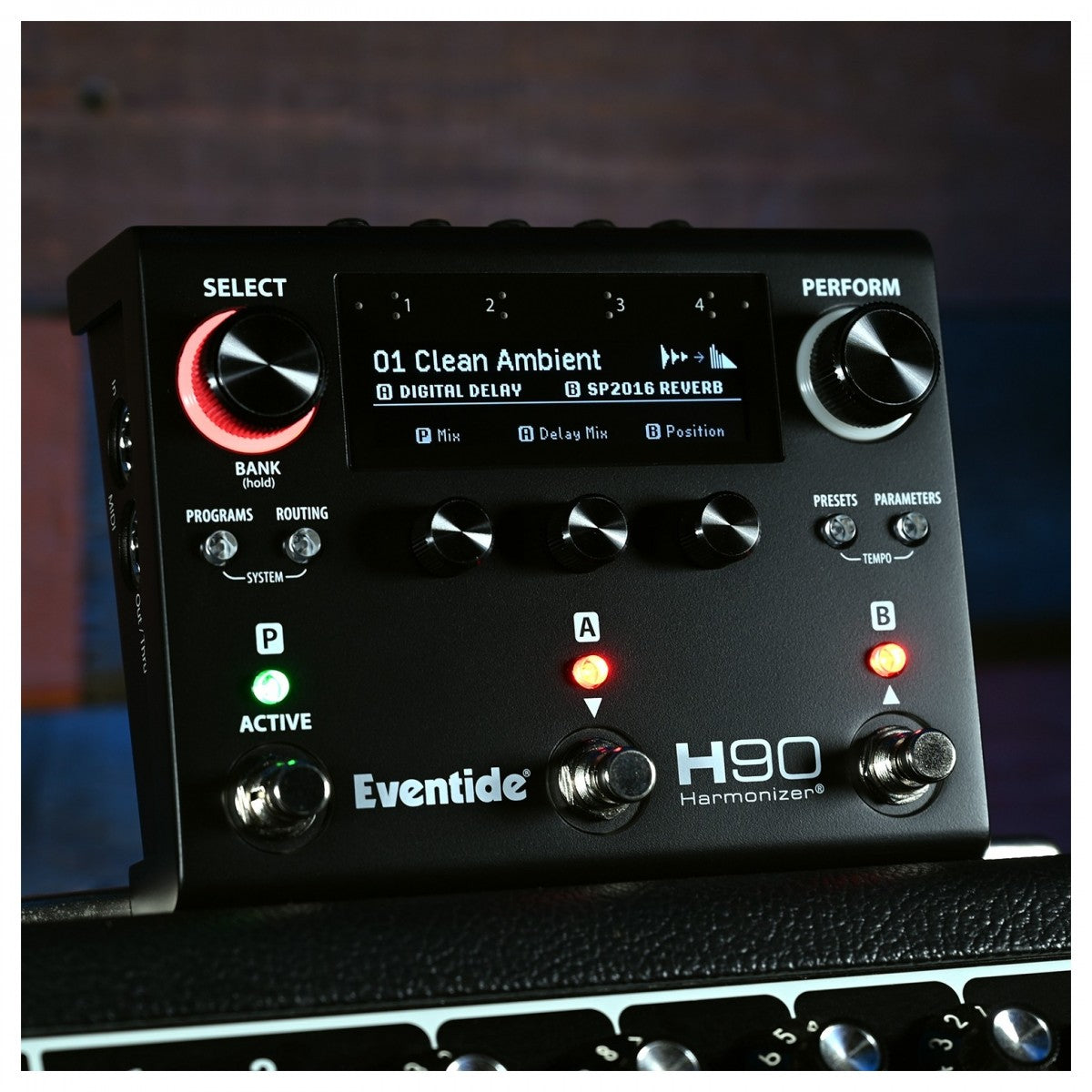 Multi Efects Pedal Guitar Eventide H90 Dark Harmonizer