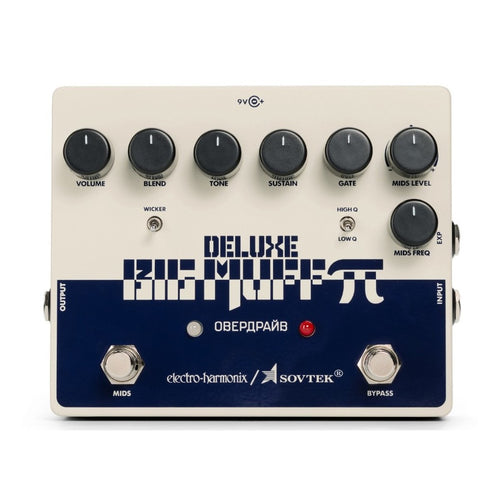 Fuzz Pedal Guitar Electro Harmonix Sovtek Deluxe Big Muff Pi